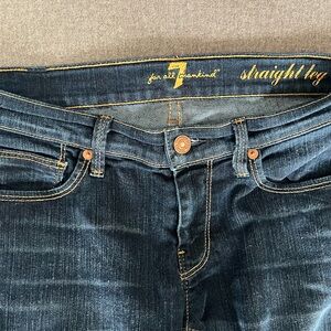 7 For All Mankind Straight Leg Jeans